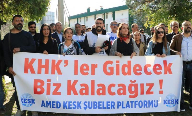 KESK AMED: İHRAÇ BİTİNE KADAR MÜCADELEYE DEVAM EDECEĞİZ