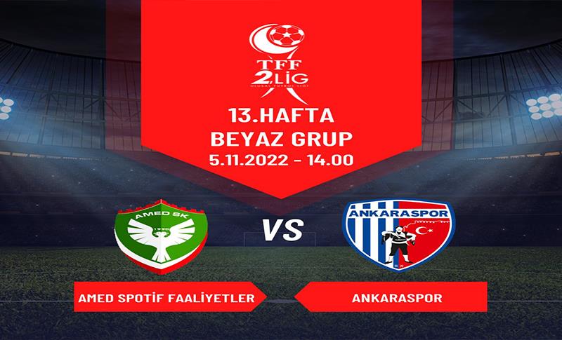 AMEDSPOR – ANKARASPOR MAÇI BERABERE BİTTİ