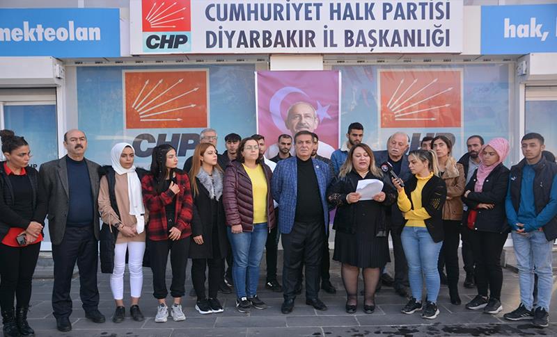 CHP DİYARBAKIR İL KADIN KOLLARINDAN 5 ARALIK AÇIKLAMASI