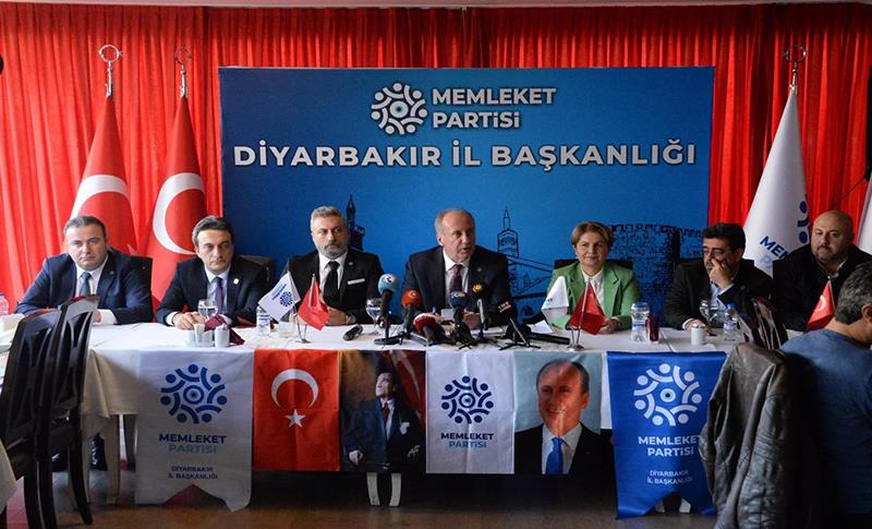 DİYARBAKIR’DA KONUŞAN İNCE “KÜRT SEÇMEN TANIMLAMASINI KABUL ETMİYORUM”