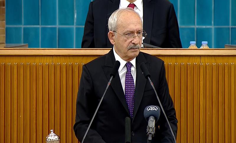 KILIÇDAROĞLU, PARTİSİNİN GRUP TOPLANTISINDA KONUŞTU