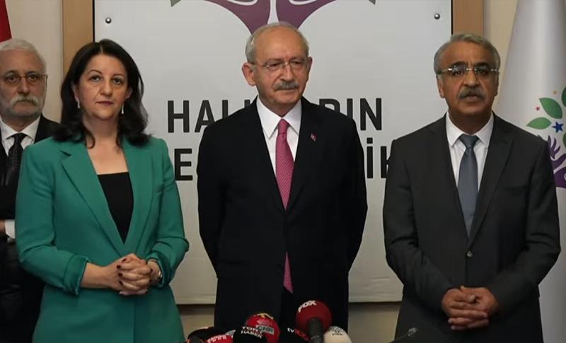 KILIÇDAROĞLU İLE HDP EŞ GENEL BAŞKANLARI MECLİS'TE GÖRÜŞTÜ