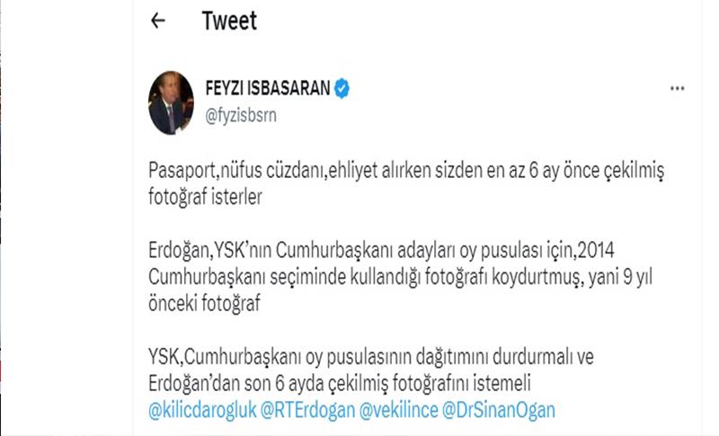 “BILA YSK JI ERDOGAN WÊNEYÊ 6 MEH BERÊ KIŞANDÎYE BIXWAZ E”