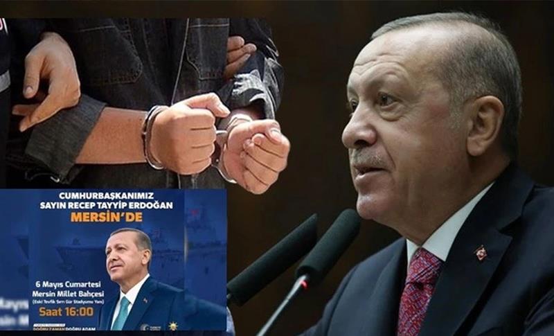 ERDOĞAN’IN AFİŞİNE  “BIYIK” ÇİZEN 16 YAŞINDAKİ ÇOCUK TUTUKLANDI