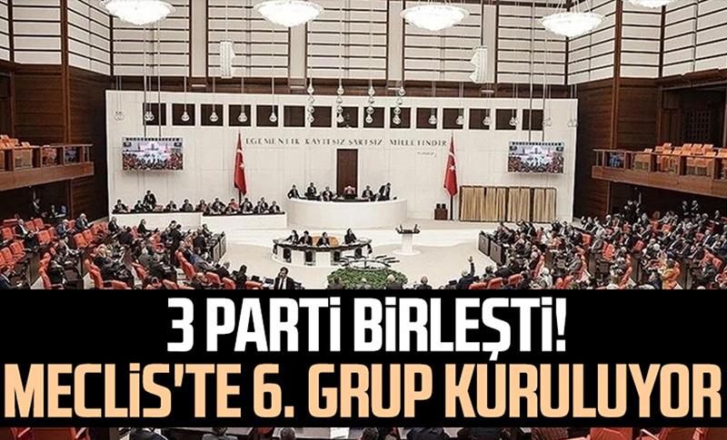 3 PARTİNİN ÇATI GRUBU İLE MECLİS’TE GRUP SAYISI 6 OLACAK