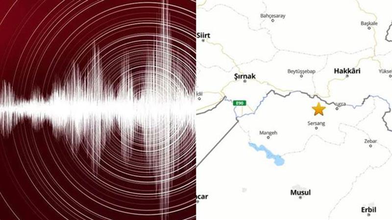 KÜRDİSTAN BÖLGESİ’NDE DEPREM: HAKKÂRİ’DEN HİSSEDİLDİ!