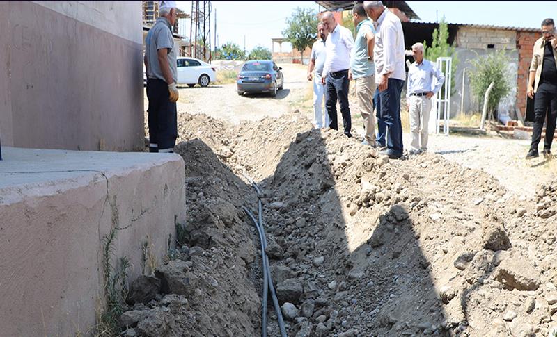 BİSMİL UĞURLU’DA İÇME SUYU SORUNU ÇÖZÜLDÜ