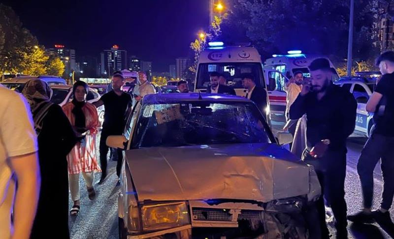 DİYARBAKIR  75 YOL ÜZERİNDE ZİNCİRLEME KAZA