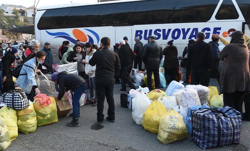 DAĞLIK KARABAĞ'DAN 13 BİN ERMENİ AYRILDI