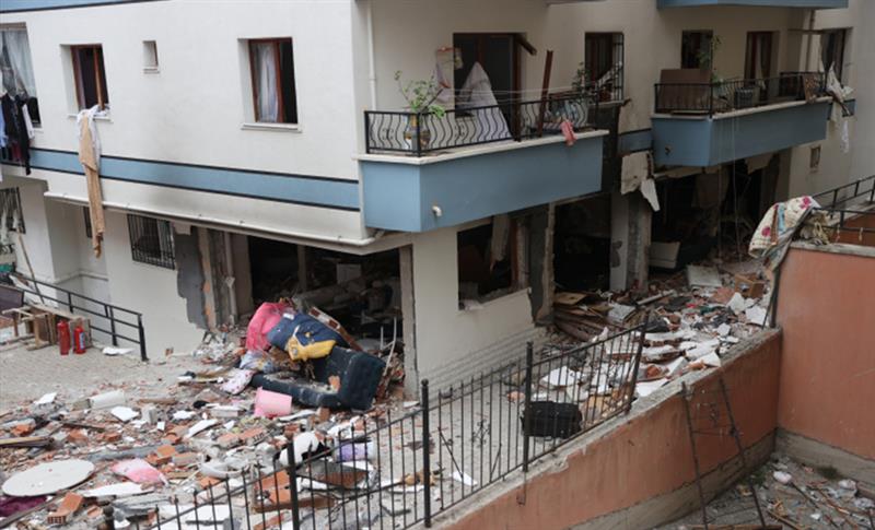 ANKARA'DA DOĞAL GAZ PATLAMASI: 1 ÖLÜ