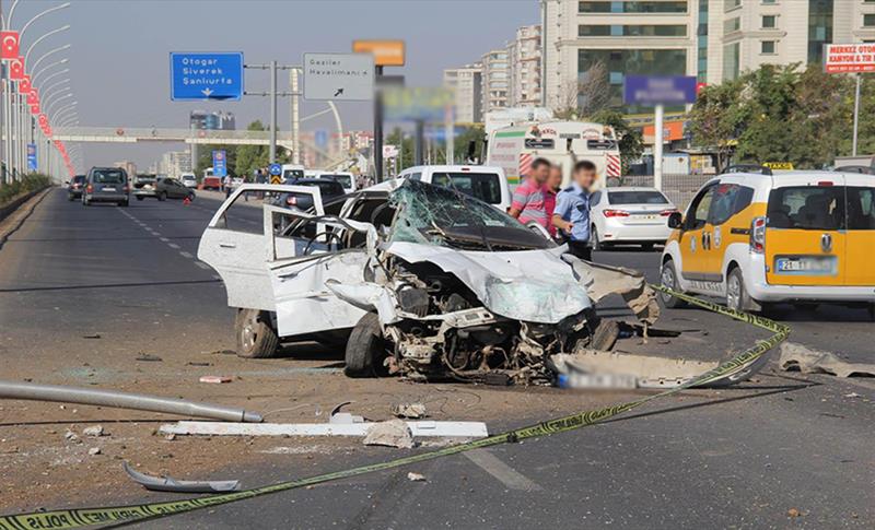 DİYARBAKIR’DA 10 AYDA 5 BİN 423 TRAFİK KAZASI YAŞANDI