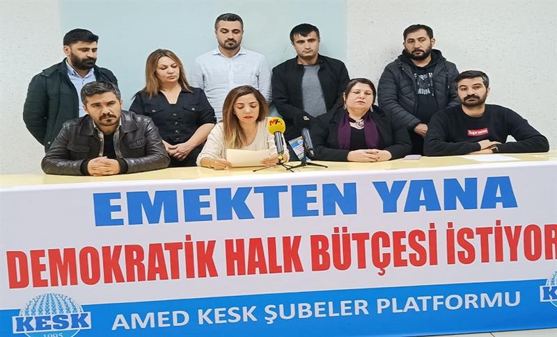 KESK DİYARBAKIR’DAN “EMEKTEN YANA HALK BÜTÇESİ” MİTİNGİ HAZIRLIĞI