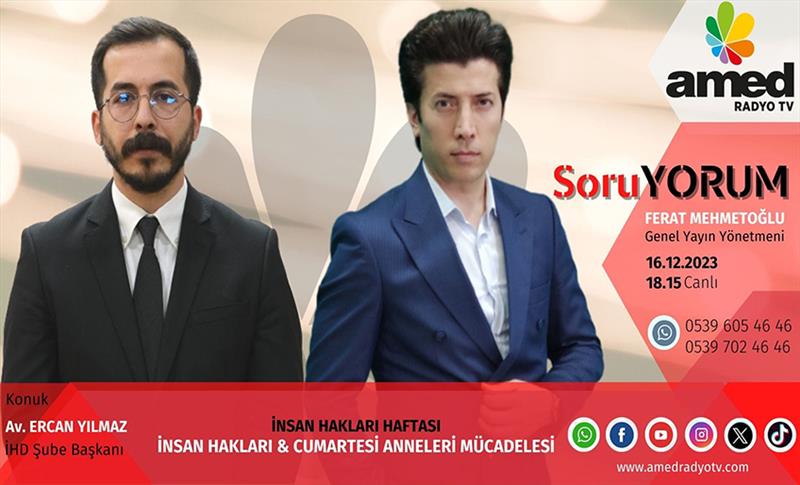 SoruYORUM’DA ‘İNSAN HAKLARI VE DEMOKRASİ HAFTASI’