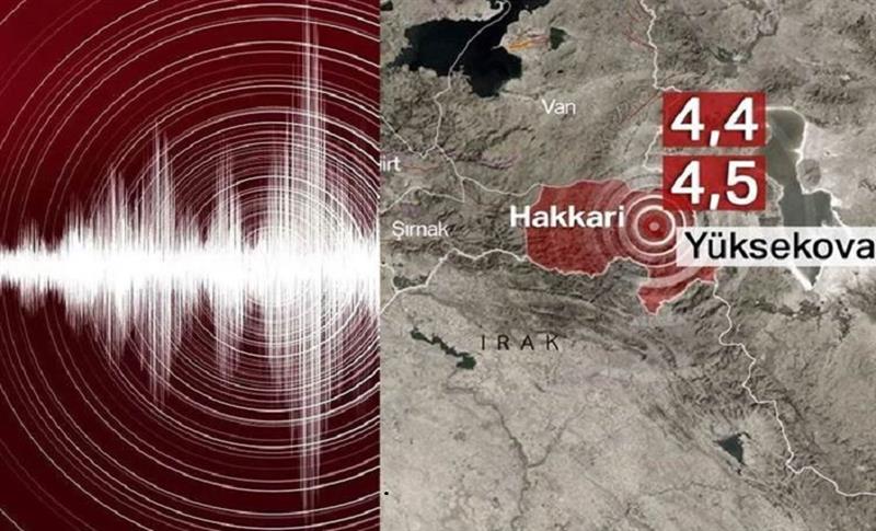 YÜKSEKOVA’DA ART ARDA DEPREM