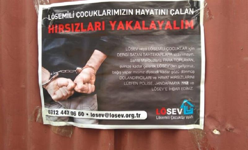 LÖSEV’DEN DİYARBAKIR’DA ‘HIRSIZLARI YAKALAYALIM’ AFİŞLERİ