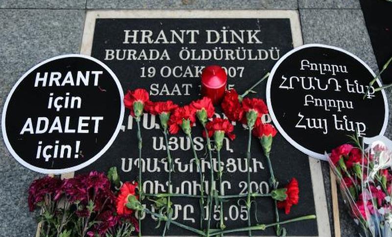 HRANT DİNK 19 OCAK’TA VURULDUĞU YERDE ANILACAK