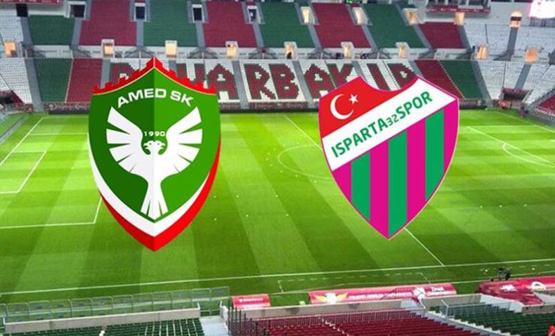 İLK YARI ISPARTASPOR: 0 AMEDSPOR: 2