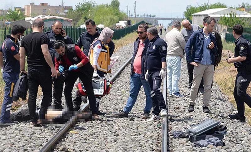 DİYARBAKIR’DA TREN RAYLARININ ÜZERİNDE KAFASI KESİK CESET BULUNDU