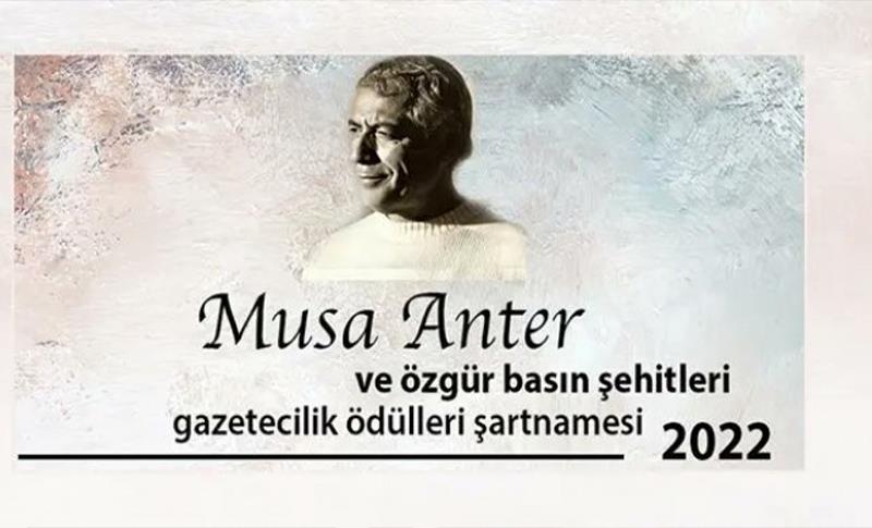 MUSA ANTER GAZETECİLİK ÖDÜLLERİ BAŞLADI