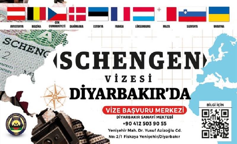 DİYARBAKIR’DA SCHENGEN VİZE BAŞVURU MERKEZİ YENİDEN AKTİF EDİLDİ