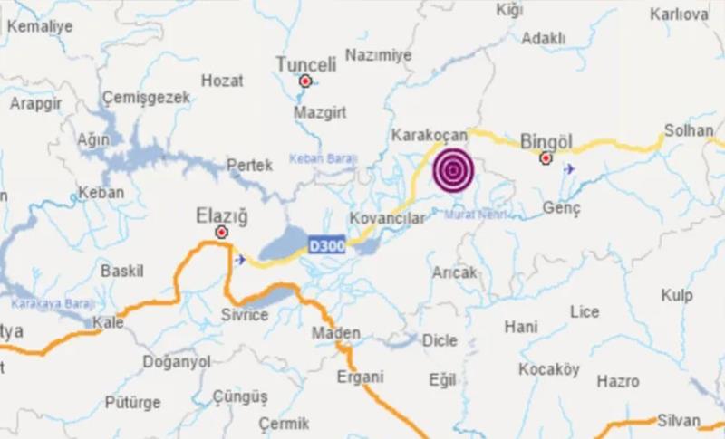 ELAZIĞ'DA 4.0 BÜYÜKLÜĞÜNDE DEPREM MEYDANA GELDİ